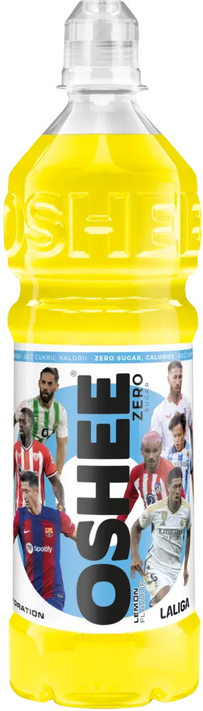 Napój izotoniczny lemon Oshee zero 0,75l widok 1