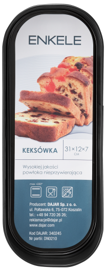 Forma do pieczenia keksówka Enkele 31x12x7cm widok 1