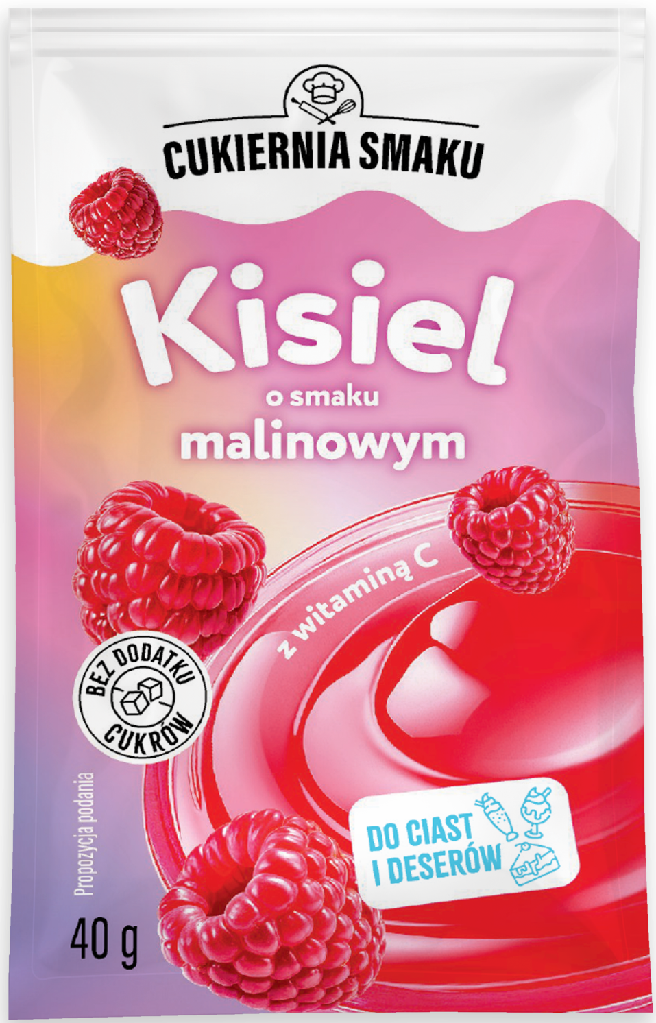 Kisiel malinowy Cukiernia Smaku 40g widok 1