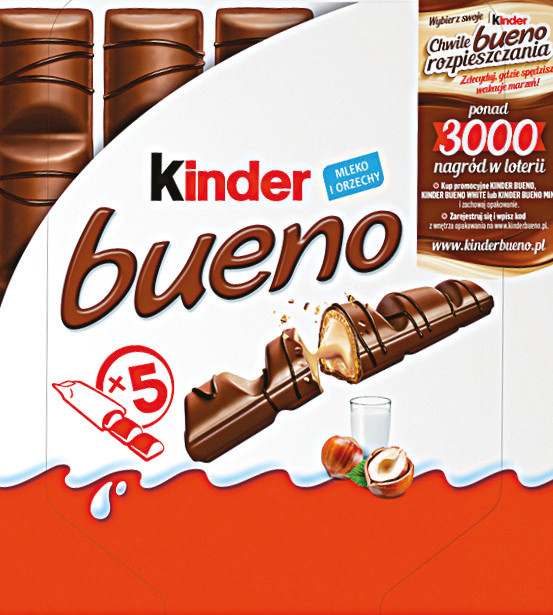 Baton Kinder Bueno 5x21,5g widok główny