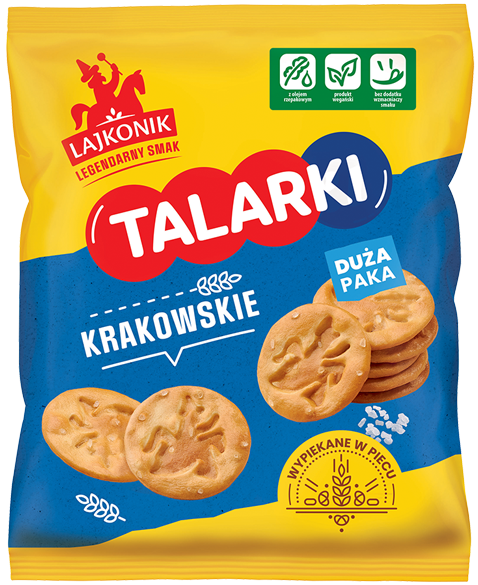 Krakersy Talarki/Safari Junior Lajkonik 180g mix widok 1