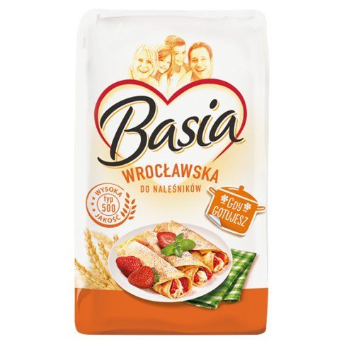 Mąka wrocławska typ 500 Basia 1kg widok główny 