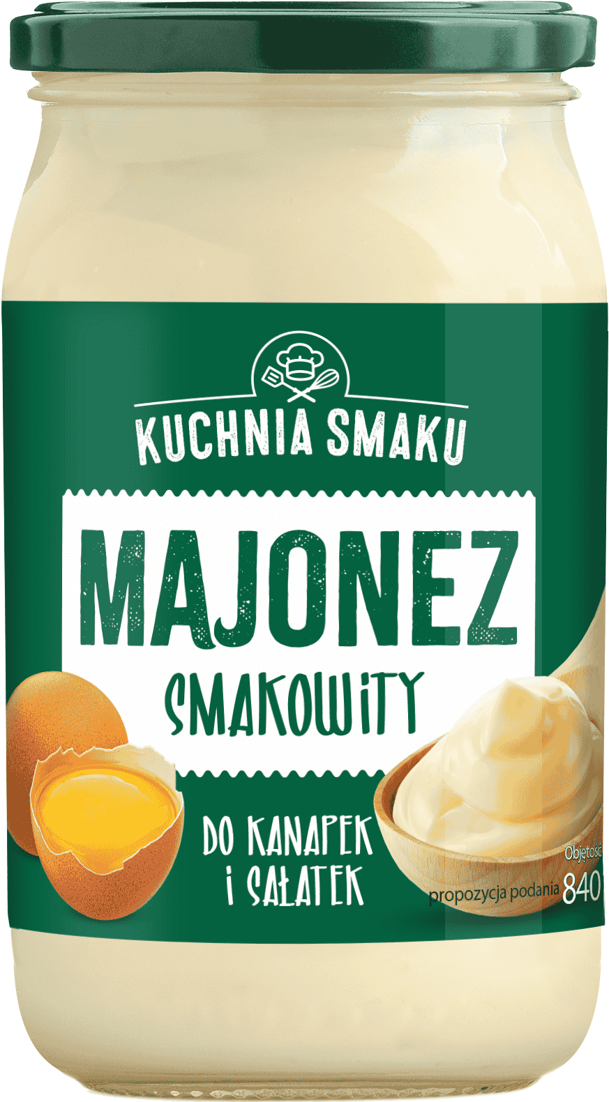 Majonez Smakowity Kuchnia Smaku 0,84l widok główny