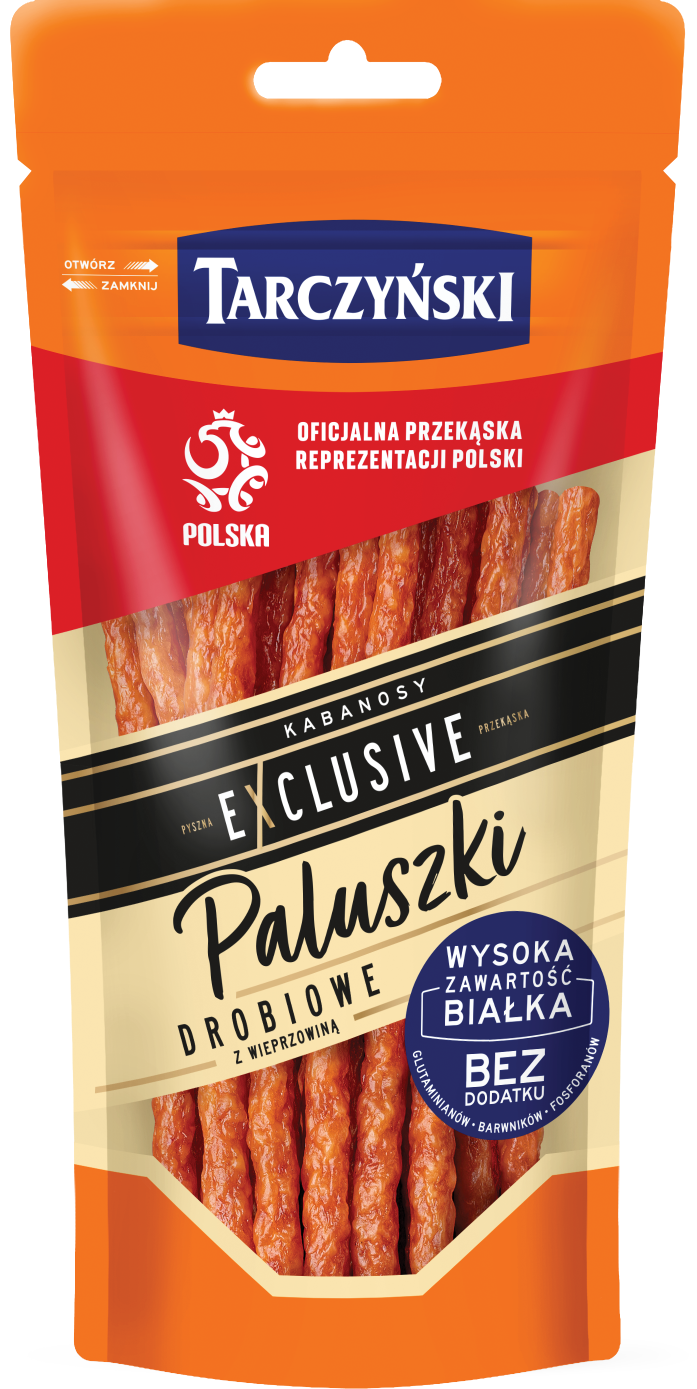Kabanosy exclusive paluszki drob. Tarczyński 95g widok główny