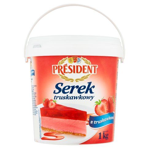 Serek truskawkowy President 1kg widok 1