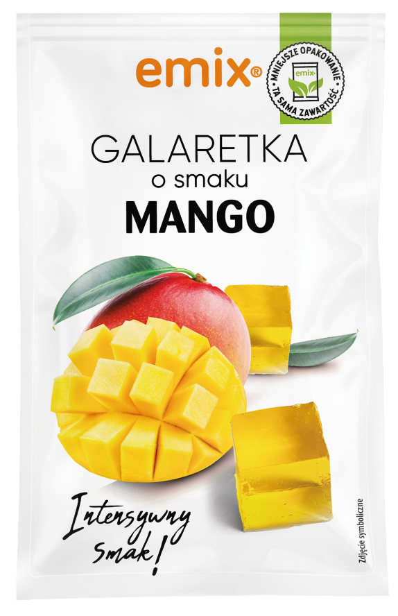 Galaretka mango Emix 75g widok 1