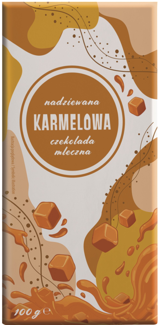 Czekolada mleczna z nadz. karmelowym Millano 100g widok 1