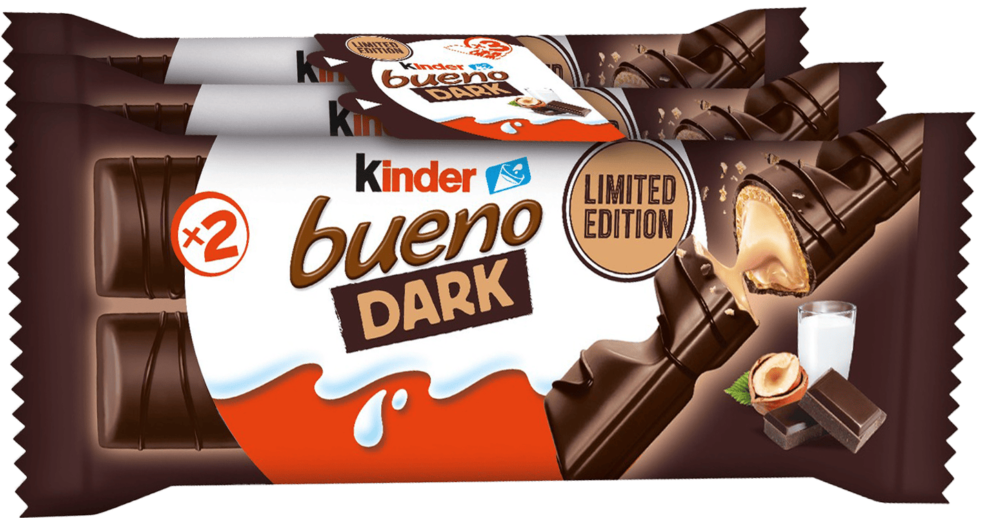 Baton Kinder Bueno dark 3x43g widok 1