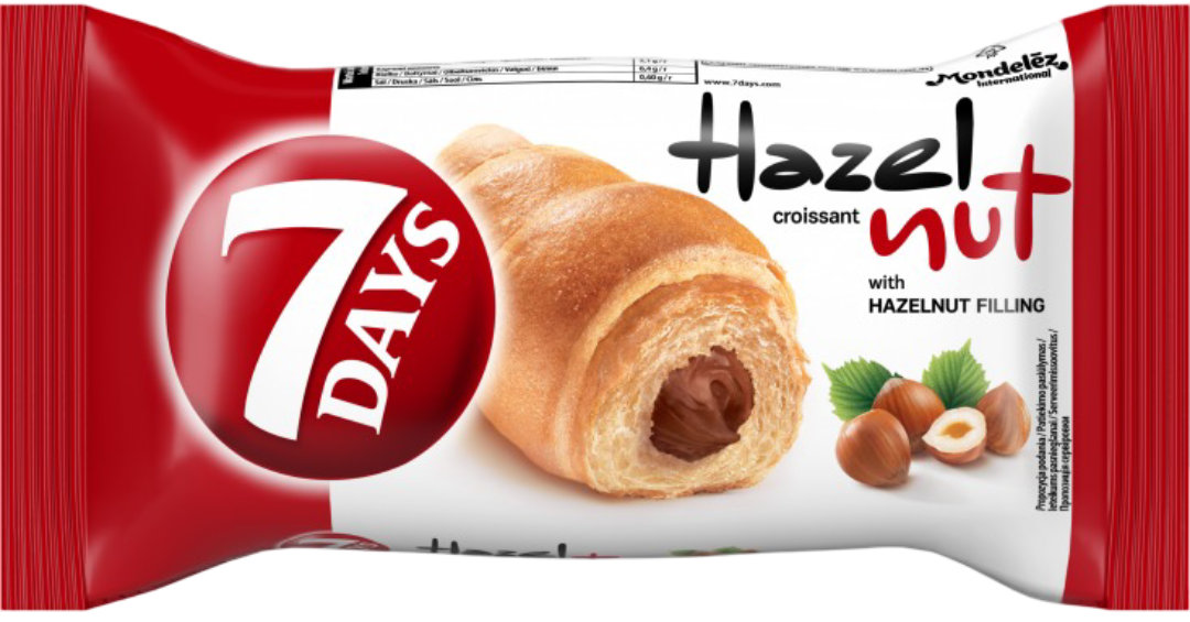 Rogal orzechowy 7Days 60g widok 1