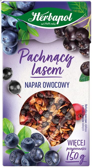Napar owocowy pachnący lasem Herbapol 150g widok 1