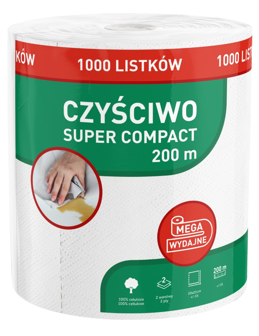 Czyściwo papierowe A1x1000l 200m widok 1
