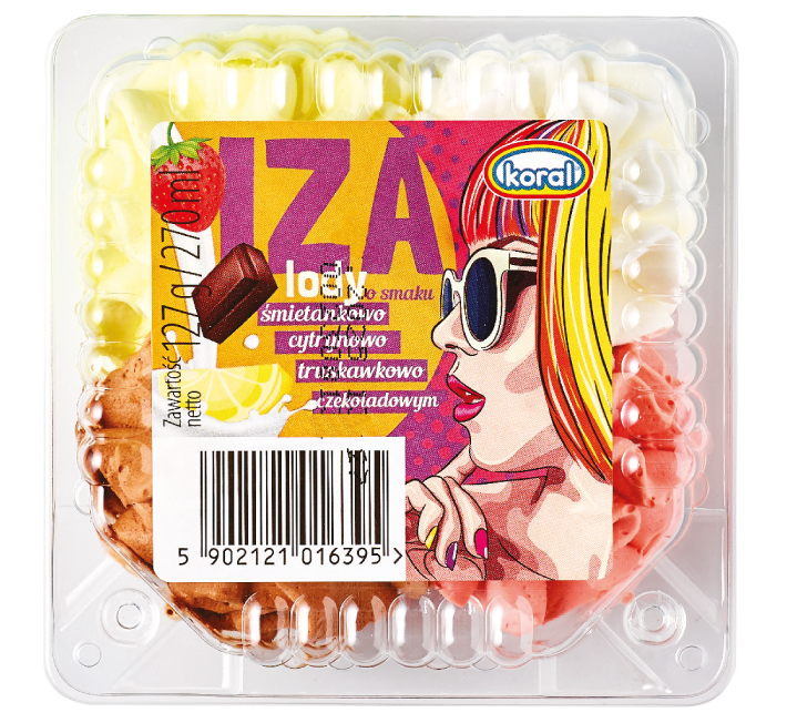 Lody Iza Koral 270ml widok główny