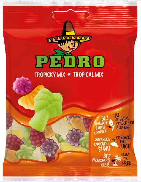 Żelki tropical mix Pedro 80g widok 1