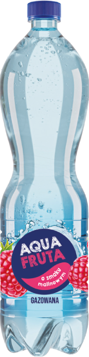 Napój gaz. o sm. malinowym Aqua Fruta 1,5l widok główny