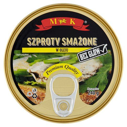 Szproty smażone Konshurt 240/168g mix widok 1