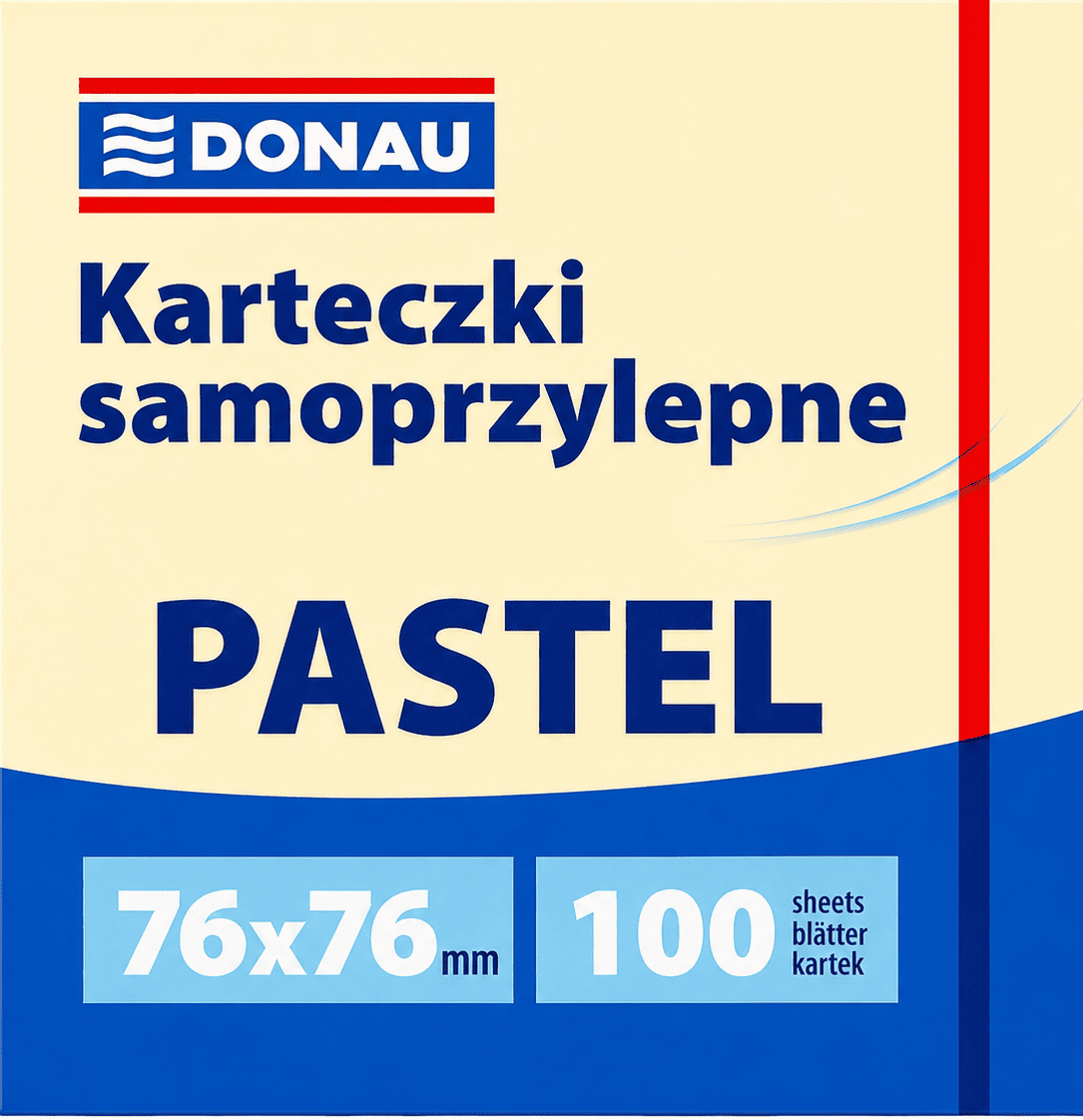 Karteczki samoprzylepne Donau 76x76mm 100k widok 1
