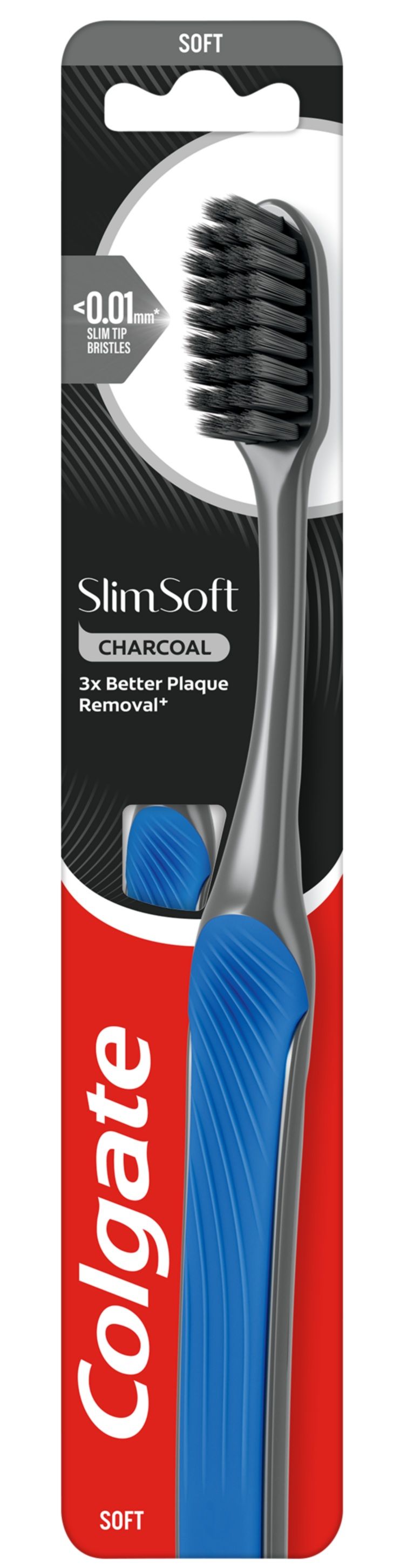 Szczoteczka d/z soft slim charcoal Colgate szt widok 1