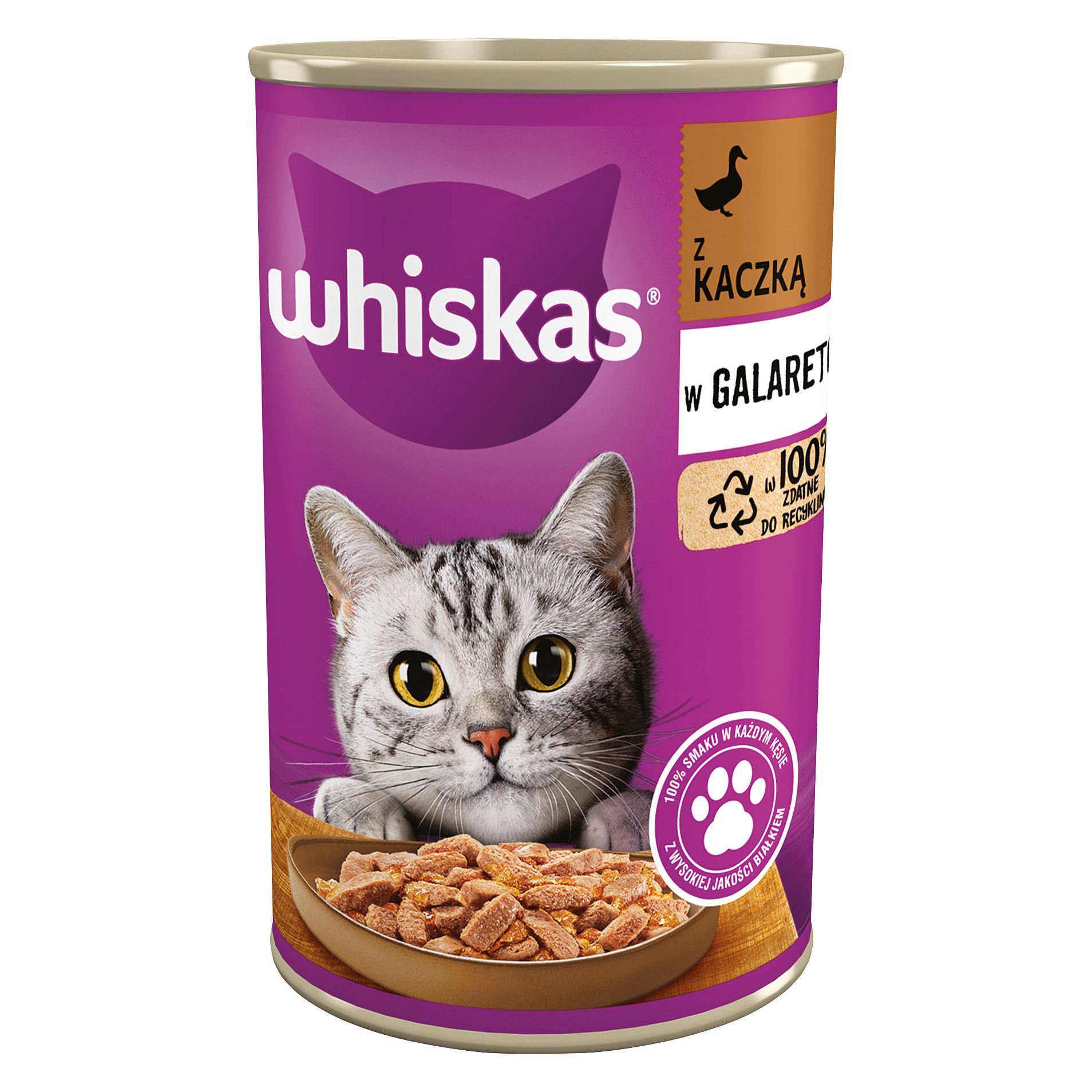 Karma dla kota mokra Whiskas 400g mix widok główny