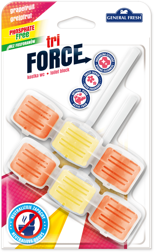 Zawieszka do WC Tri Force 2x45g mix widok 2