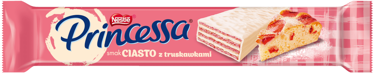 Wafel Princessa ciasto z truskawkami 40g widok 1