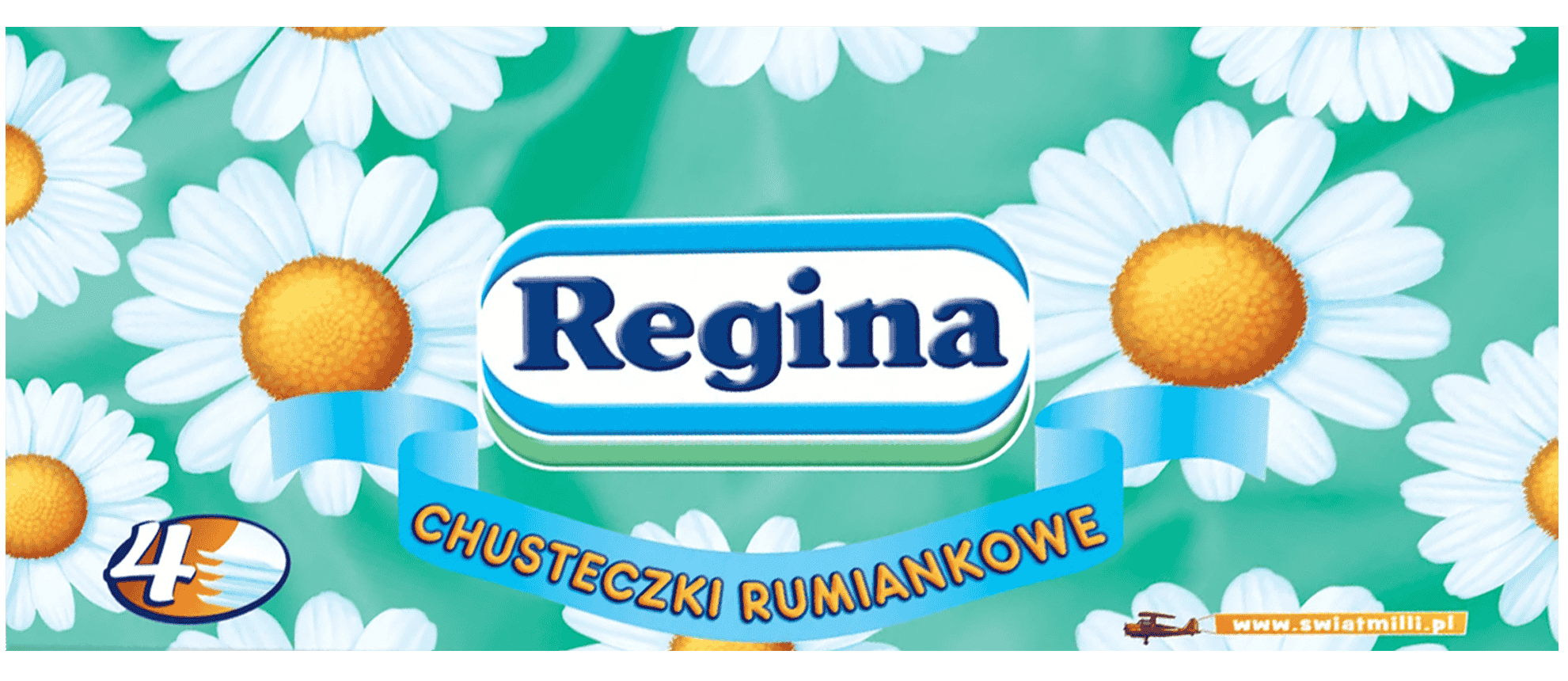 Chusteczki hig. Regina rumianek 4w 96szt. widok 1