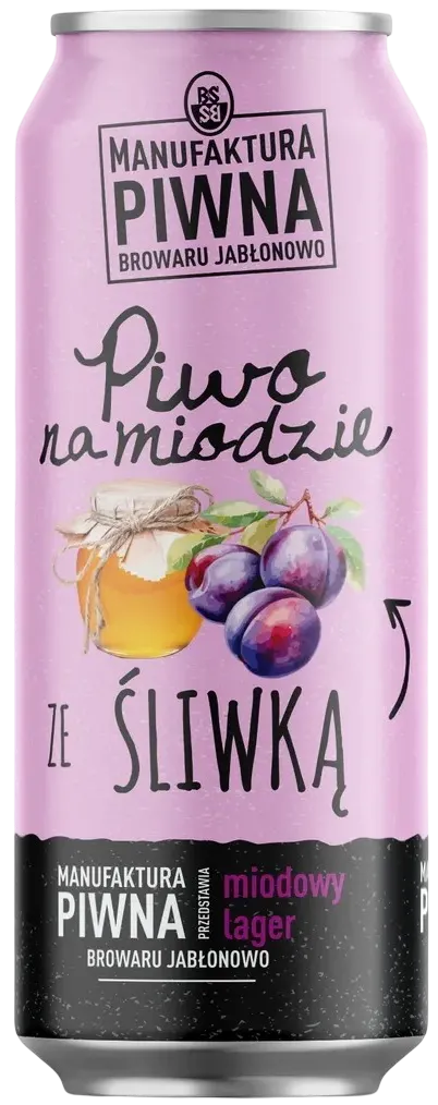 Piwo Na Miodzie ze śliwką 0,5l 5% puszka widok główny