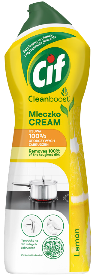 Mleczko do czyszczenia lemon/regular Cif 780g mix widok główny