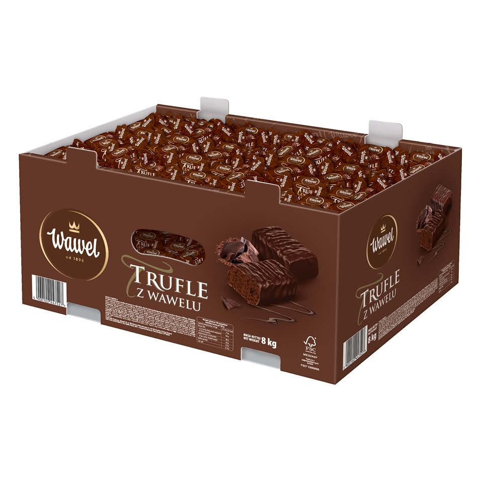 Cukierki trufle w czekoladzie Wawel 8kg widok 1