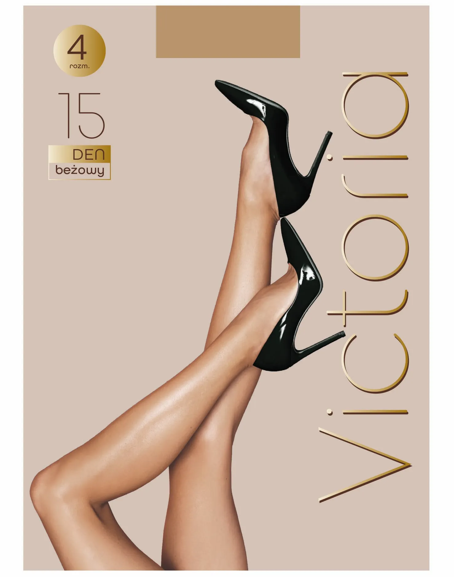 Rajstopy Victoria 15 den beż rozm. 4 widok 1