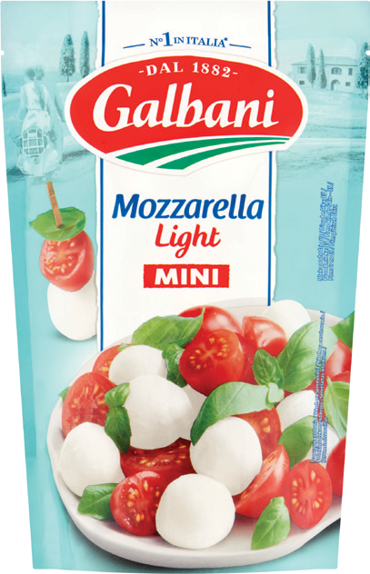 Ser mozzarella mini light Galbani 150g widok 1