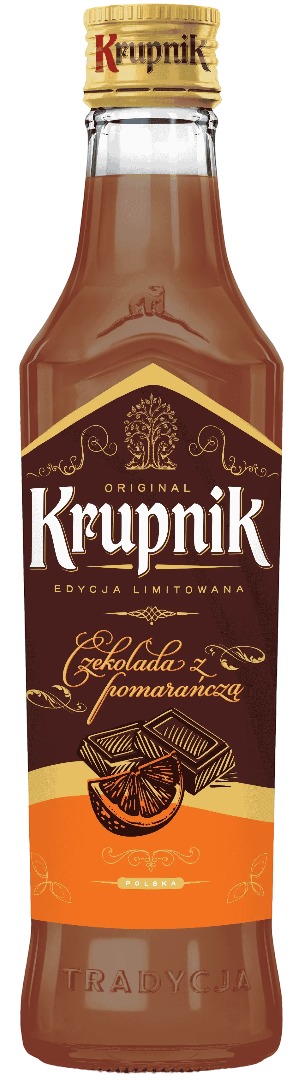 Likier Krupnik czekolada z pomarańczą 200ml 16% widok 1