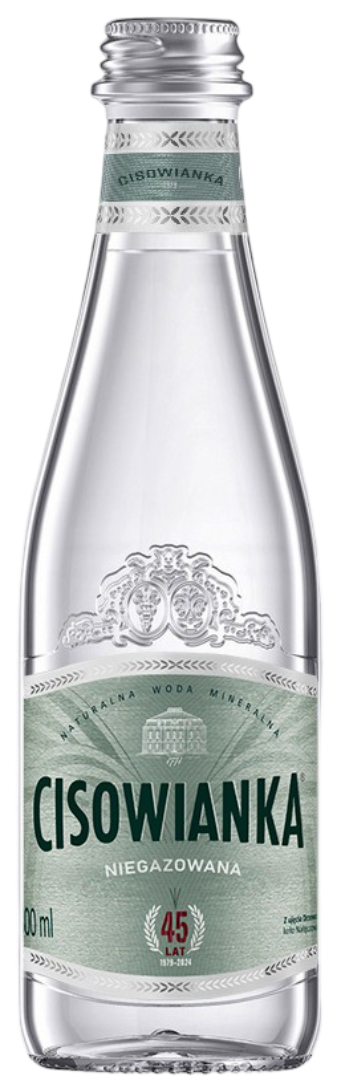 Woda niegaz. mineralna Cisowianka 300ml szkło widok 1