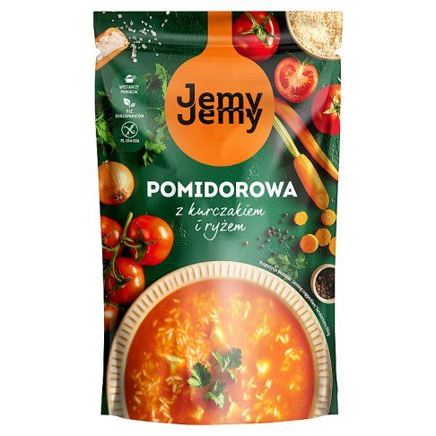 Zupa pomidorowa z kurczakiem i ryżem JemyJemy 450g widok 1