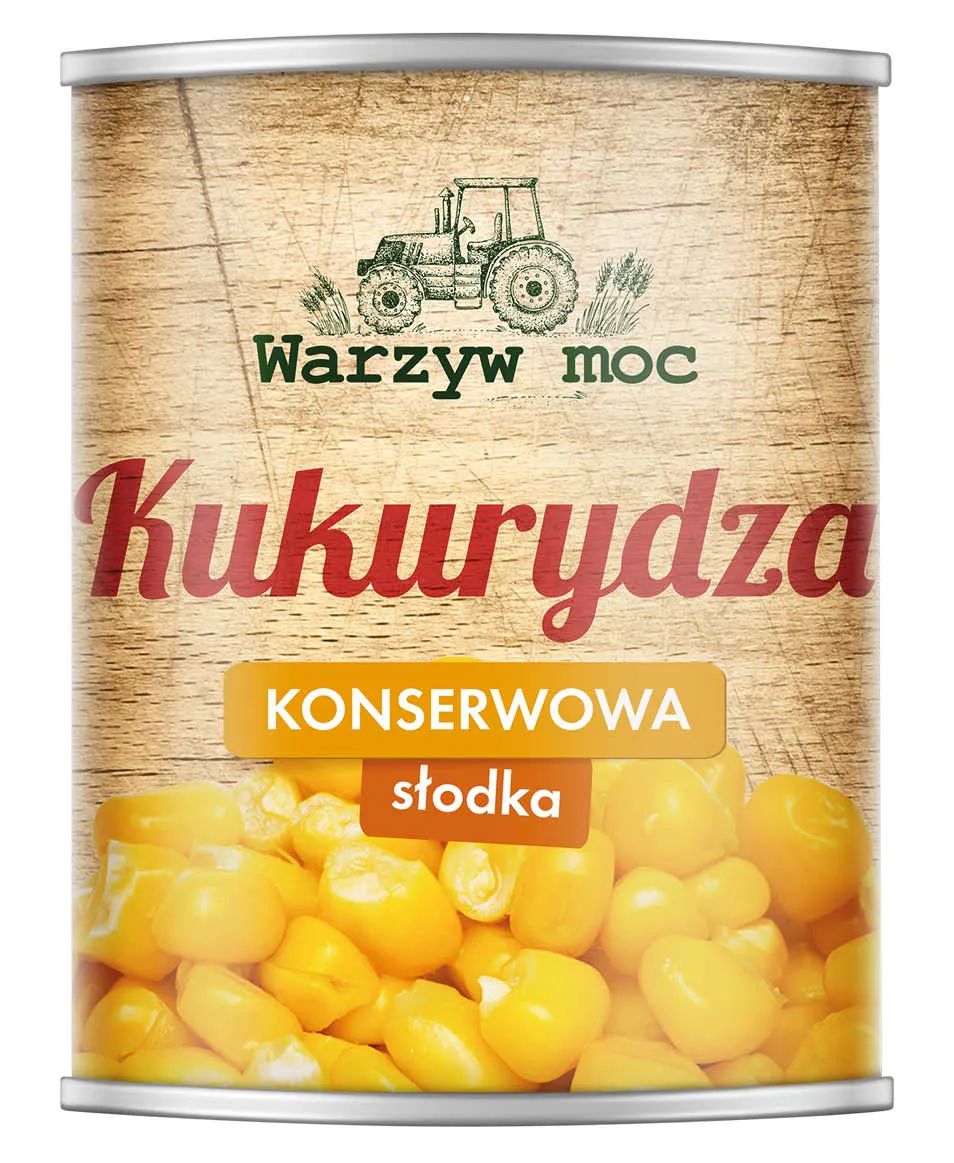 Kukurydza konserwowa Warzyw Moc 340/285g widok 1