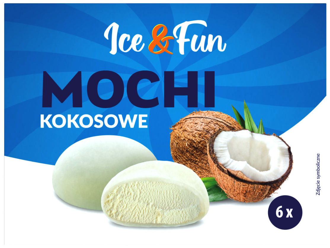 Lody multipack Mochi kokosowe Ice&Fun 6x35g widok 1