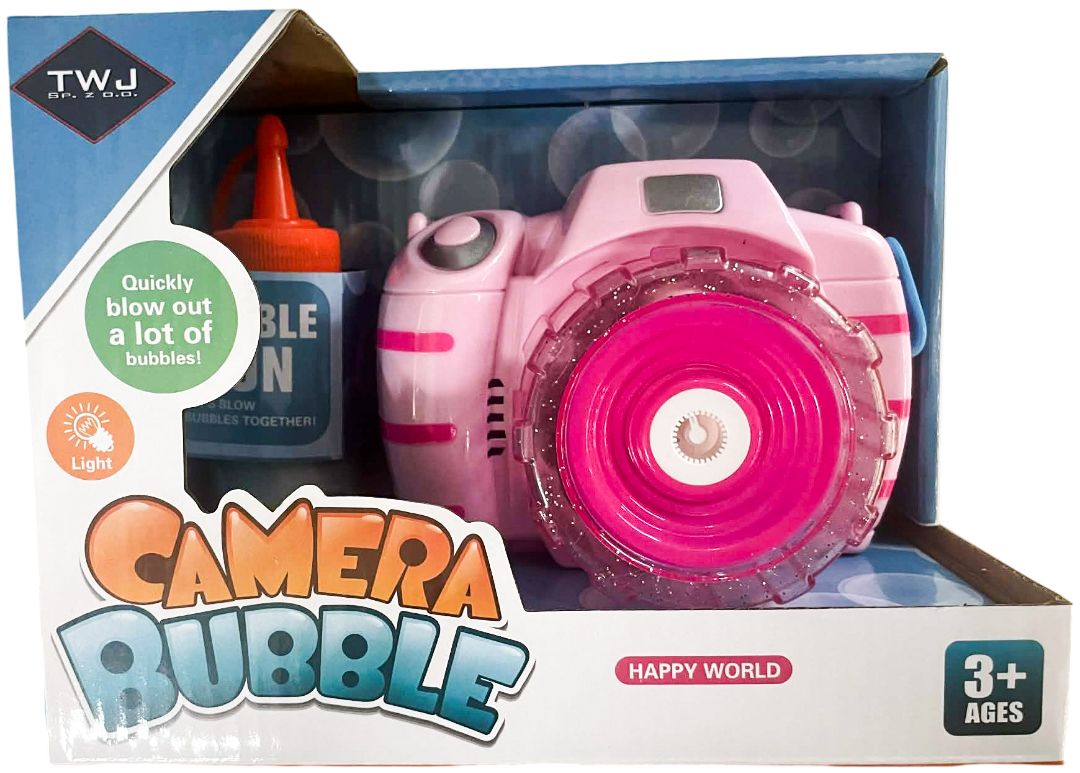 Zabawka aparat fotograficzny do baniek światło/dźw widok 2