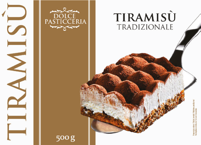 Deser tiramisu Dolce Pasticceria 500g widok główny