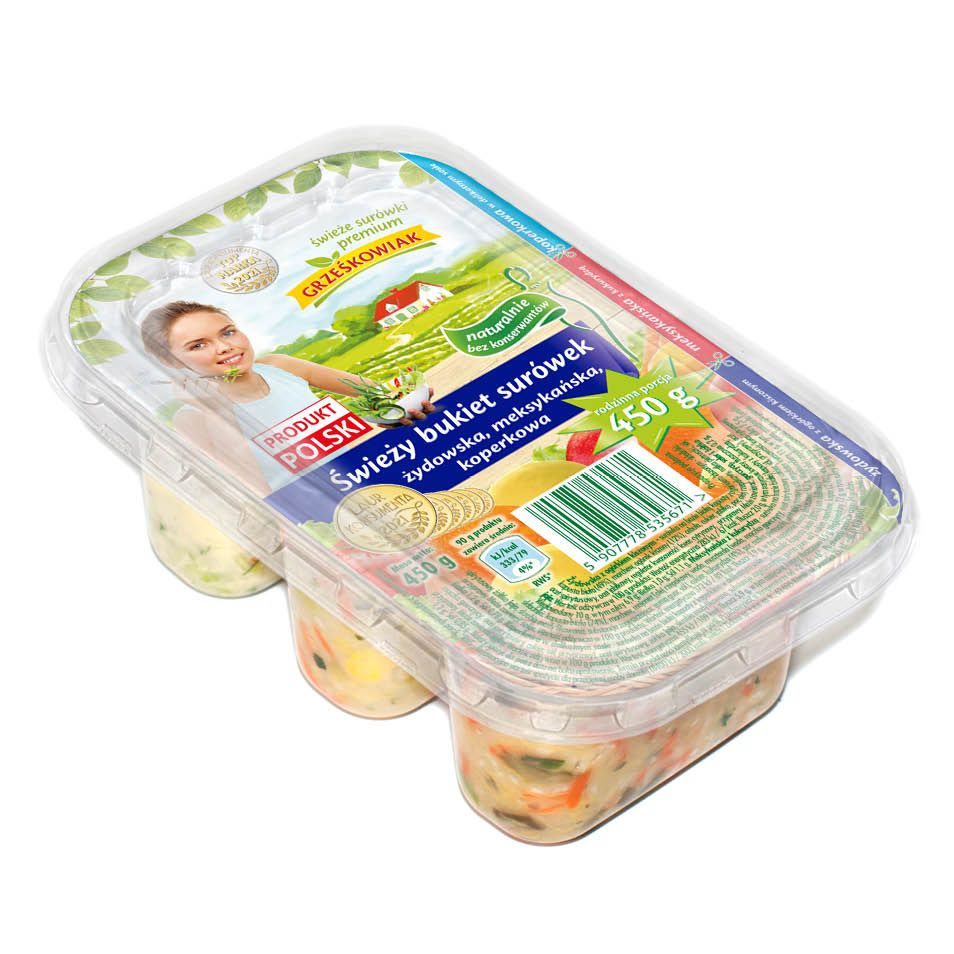 Surówki bukiet Grześkowiak 450g mix widok 2