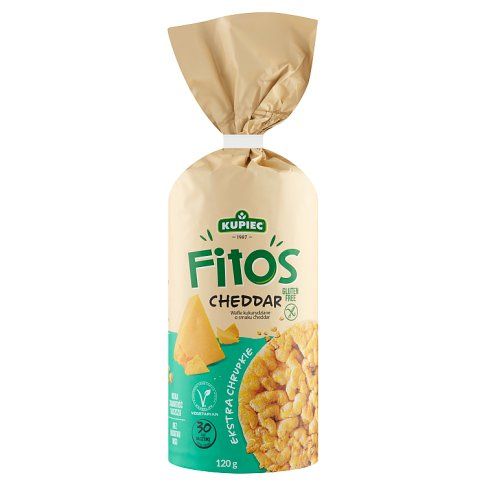 Wafle kukurydziane Fitos cheddar Kupiec 120g widok 1