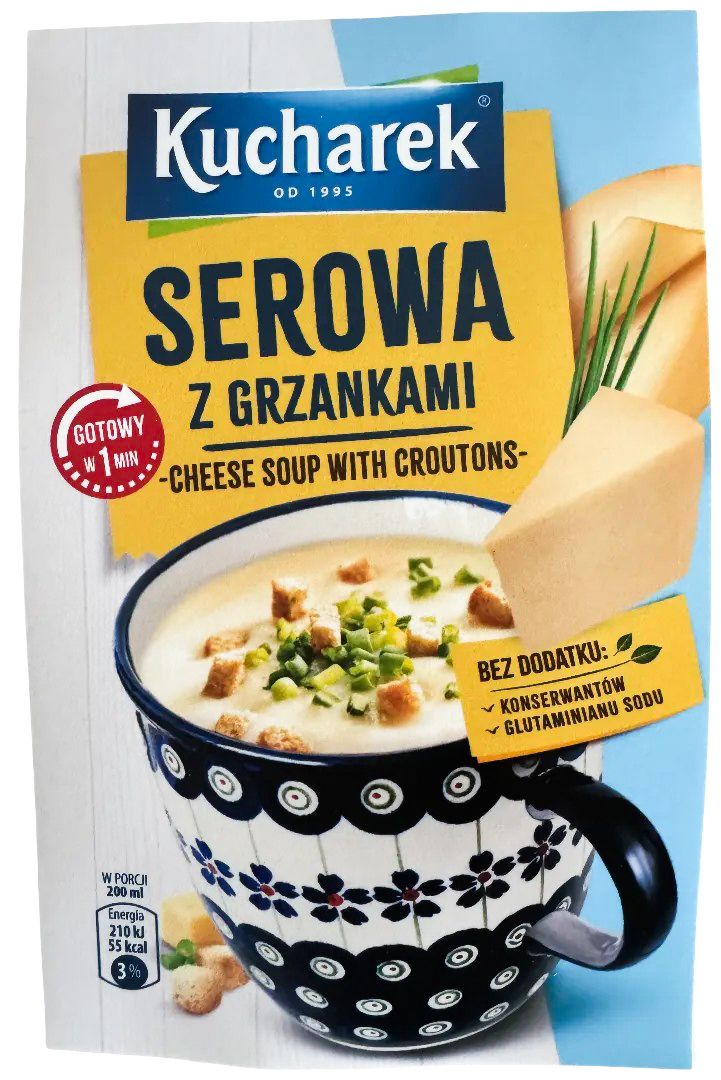 Zupa kubek serowa z grzankami Kucharek 21g widok 1