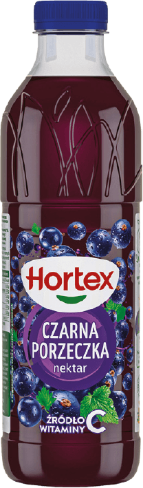 Nektar czarna porzeczka Hortex 1l widok główny