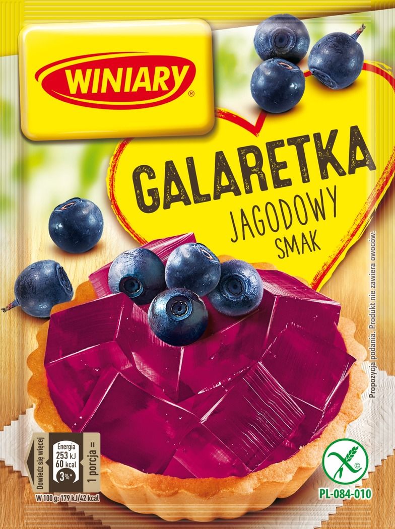 Galaretka jagodowa Winiary 47g widok 1