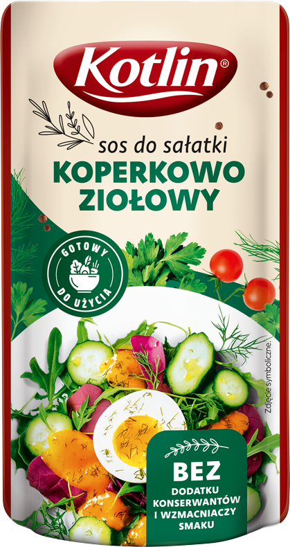 Sos sałatkowy koperkowo ziołowy Kotlin 100g widok 1