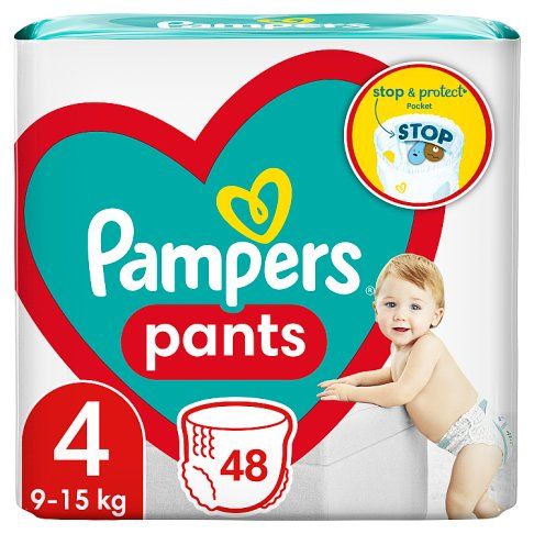 Pieluchomajtki 4 maxi 9-15kg Pampers 48szt widok 1