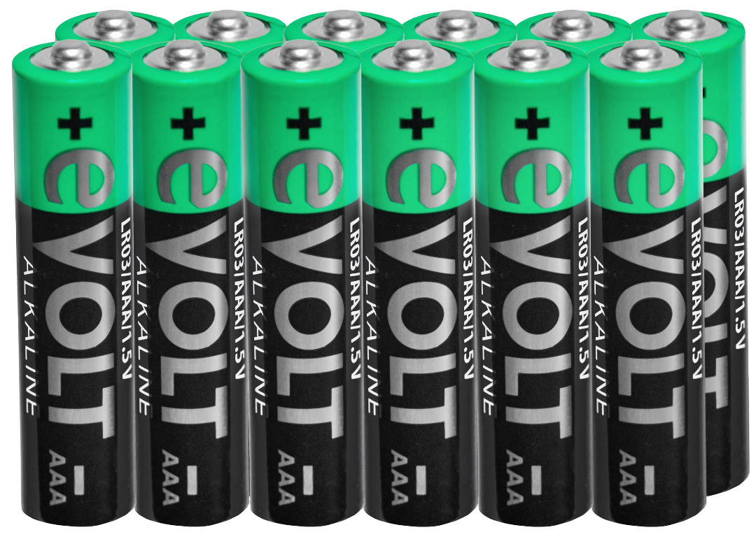 Baterie alkaliczne AAA Lr03 E-Volt 12szt widok 1