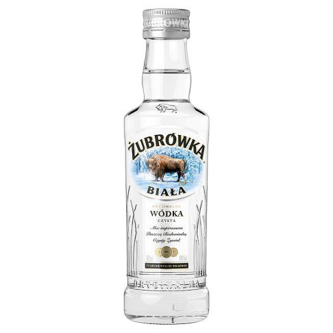 Wódka Żubrówka biała 200ml 40% widok 1