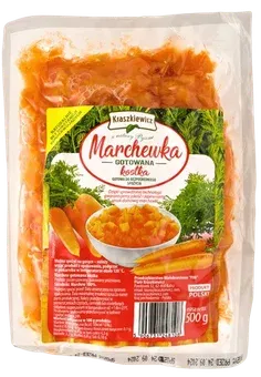 Marchew gotowana kostka 500g szt widok główny