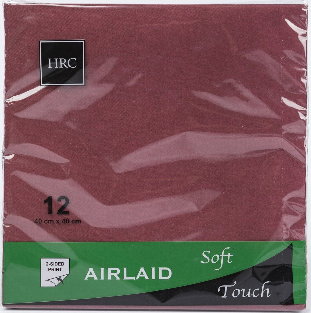 Serwetki Airlaid dwustronne 40x40cm 12szt widok 3