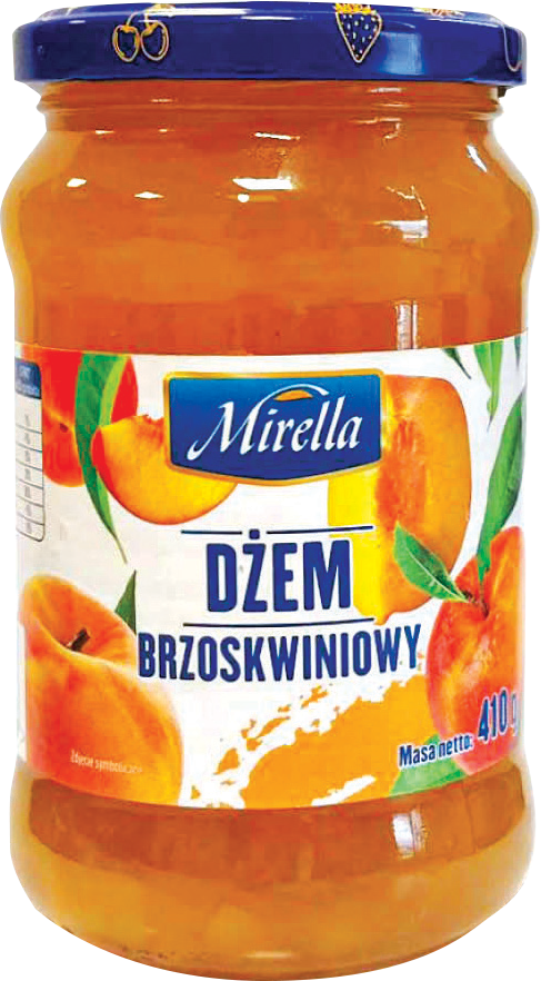 Dżem brzoskwiniowy Mirella Stovit 410g widok 1