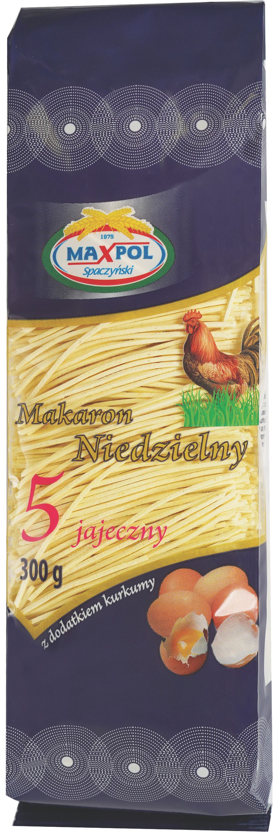 Makaron 5 jaj. krajanka niedzielny Maxpol 300g widok 1